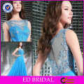 Great New Fashion Style A-line Sleeveless Embroidery Evening Dinner Dresses ED-YH222